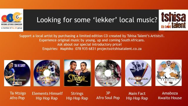 How is Tshisa Talent continuing to help artists?    
